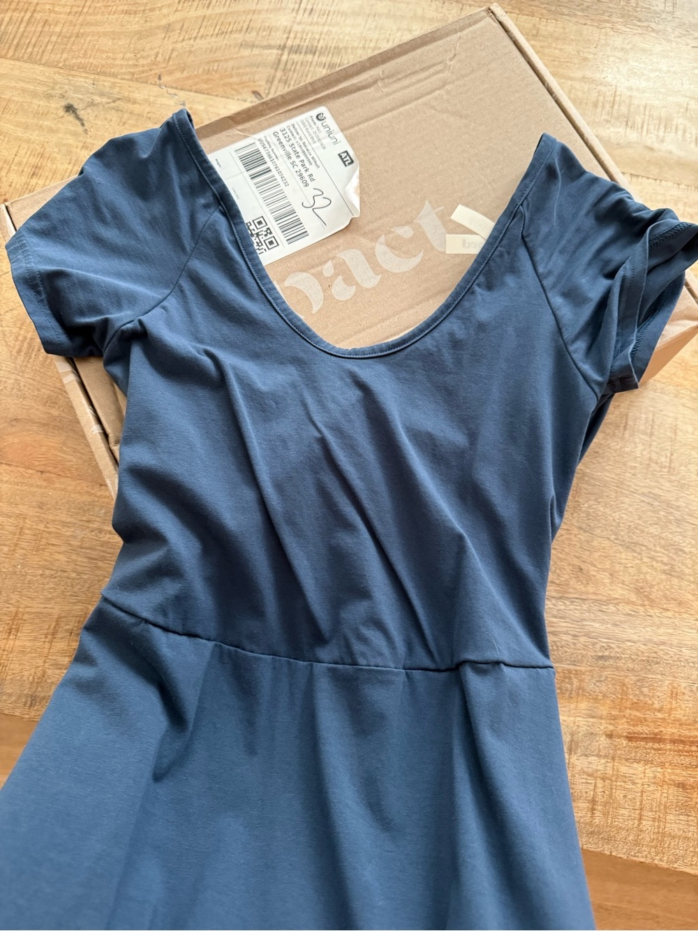 Women's Scoop Neck Maxi Dress - Blue